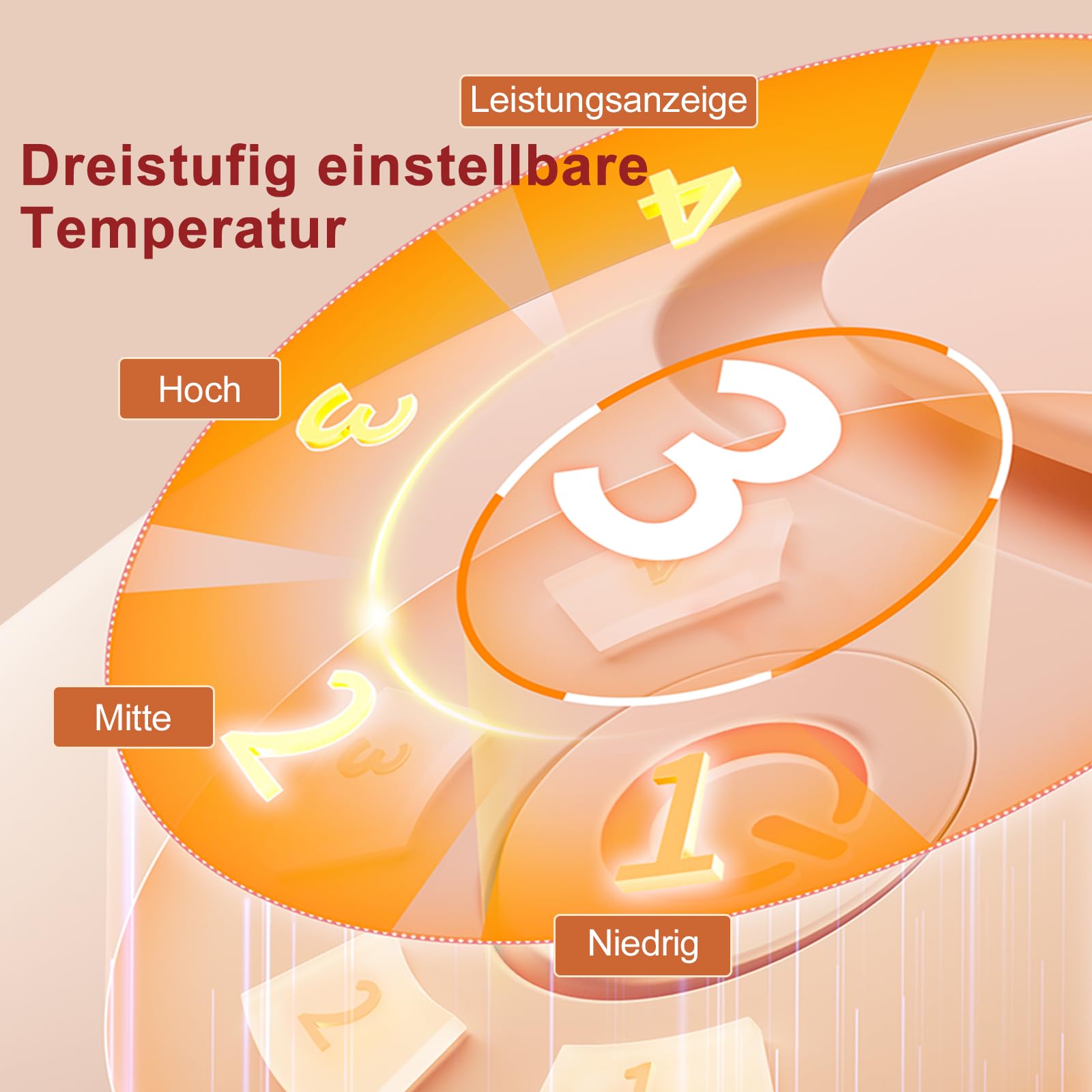 Podkładki pod mysz, ogrzewacz do rąk, składany, elektryczny ogrzewacz dłoni na biurko, regulacja temperatury 100 W, z trzema prędkościami, akcesoria do biurka gamingowego