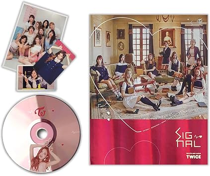 TWICE - 4th Mini Album [SIGNAL] A Ver. CD + Photobook + Photocard + Special Photocard + Photo + 2 Pin Button Badges