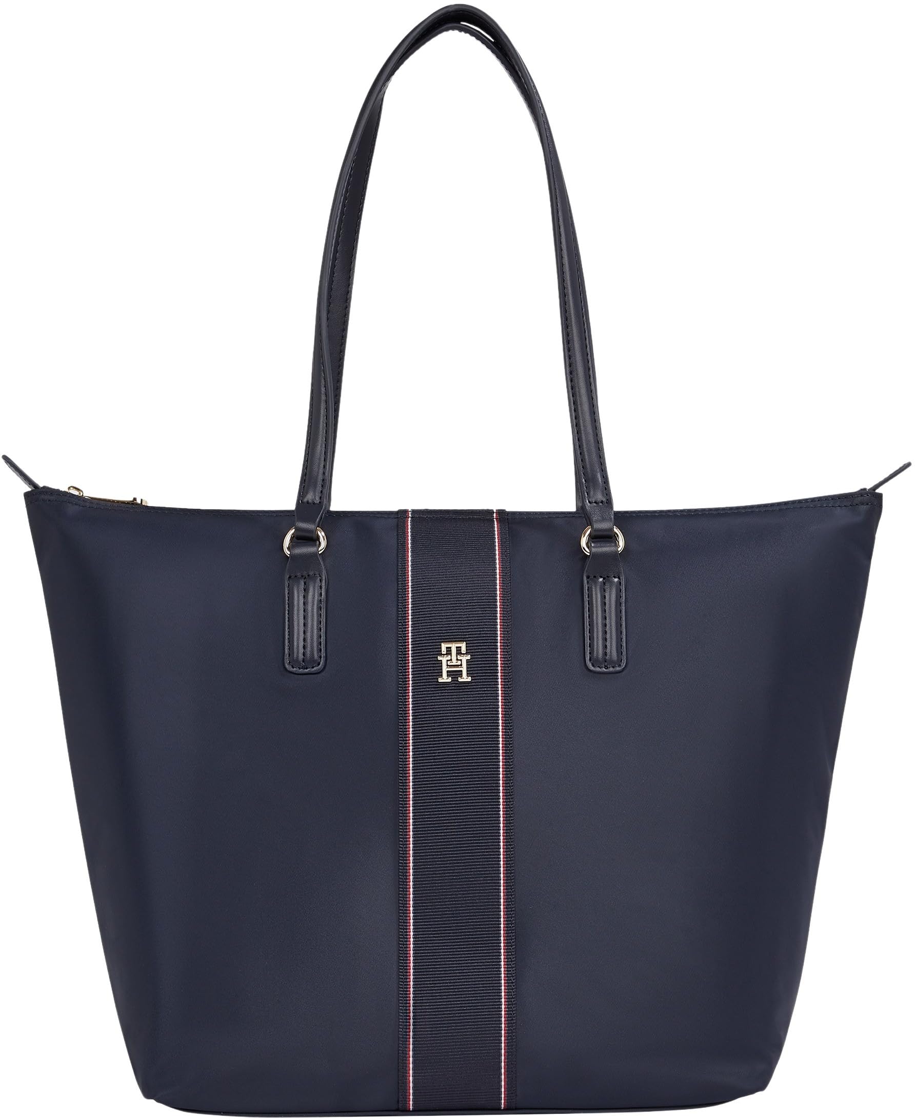 TOMMY HILFIGER Women's POPPY TOTE CORP AW0AW17205, BLUE (Space Blue Corp), OS