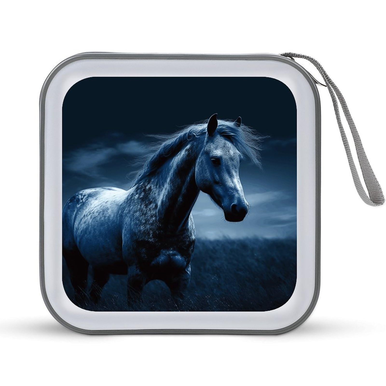 Bolsa portátil para CD y DVD Blue Horse ideal para llevar tus películas y música en viajes en coche