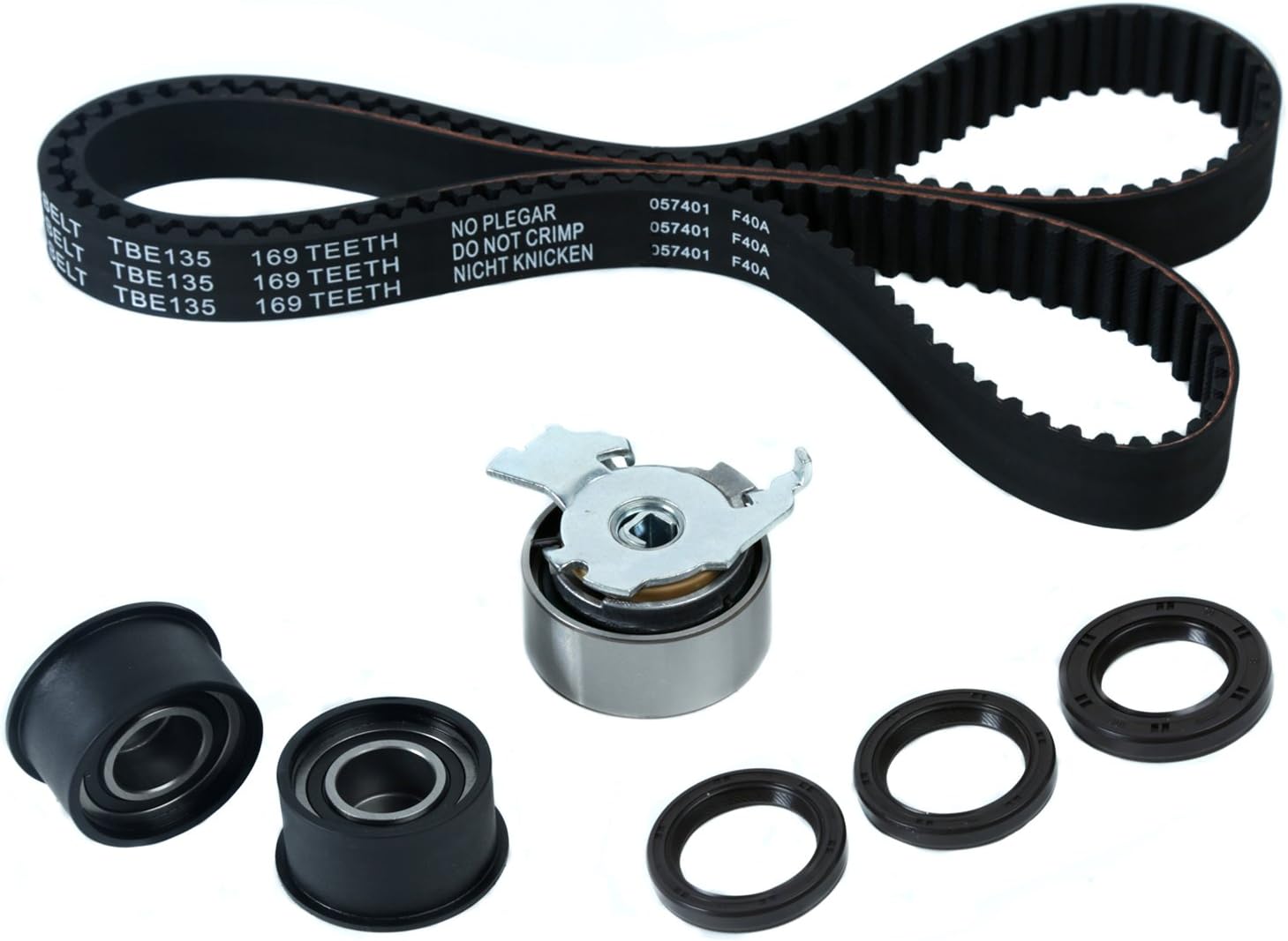 MOCA TCK309 Timing Belt Kit with Tensioner Fit 2004-2010 for Chevrolet Optra & 04-08 for Suzuki Forenza & for Reno 2.0L