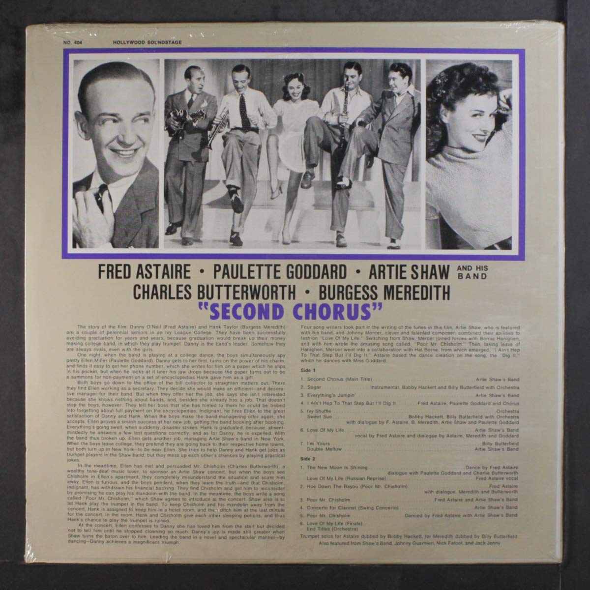 Second Chorus (An Original Sound Track Recording) [Vinyl LP record]