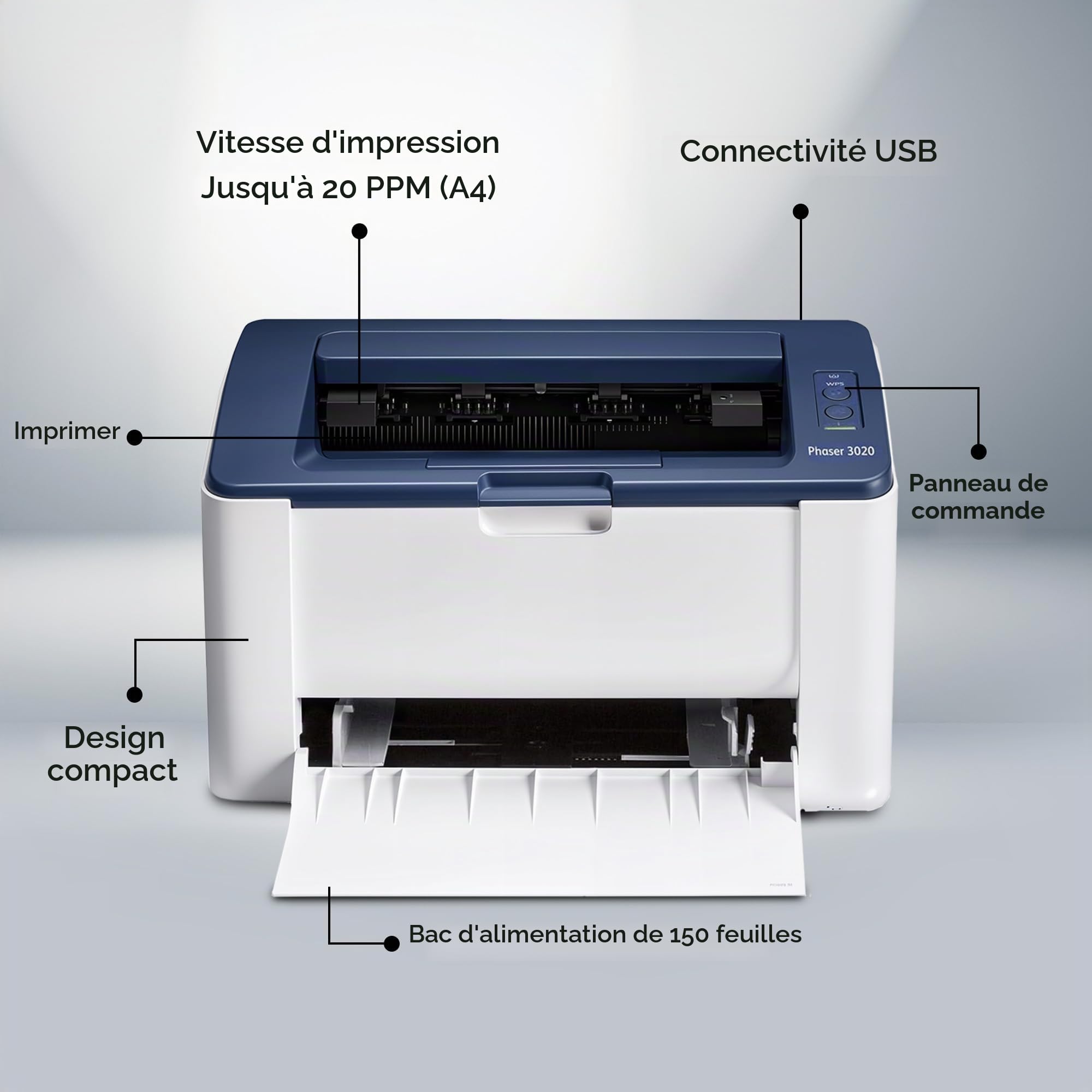 Xerox Phaser 3020 1200 x 1200 DPI A4 WiFi