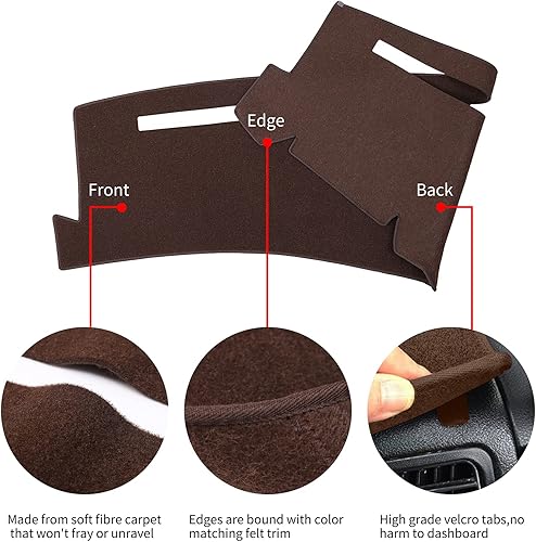 Miniatura 4 de Cubierta de salpicadero para Chevrolet Silverado 1500 2500 3500 1999-2006 Avalanche Chevy Tahoe Suburban GMC Sierra Yukon cubierta de tablero