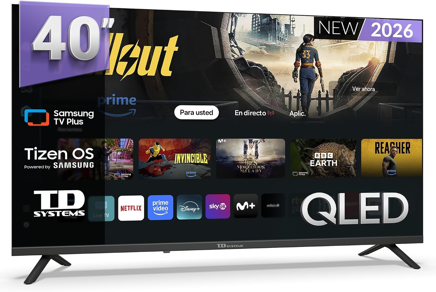 TD Systems – Gama Completa de televisores y Smart TV Test 1 (1, Smart TV QLED, 40″ QLED)