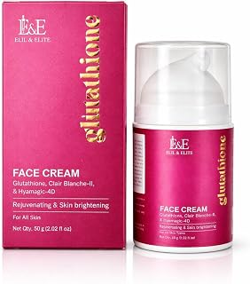 Elil & Elite Glutathione Face Cream | Skin Brightening & Dark Spot Removal Cream | Pigmentation Repair with Clair Blanche-... Price In India