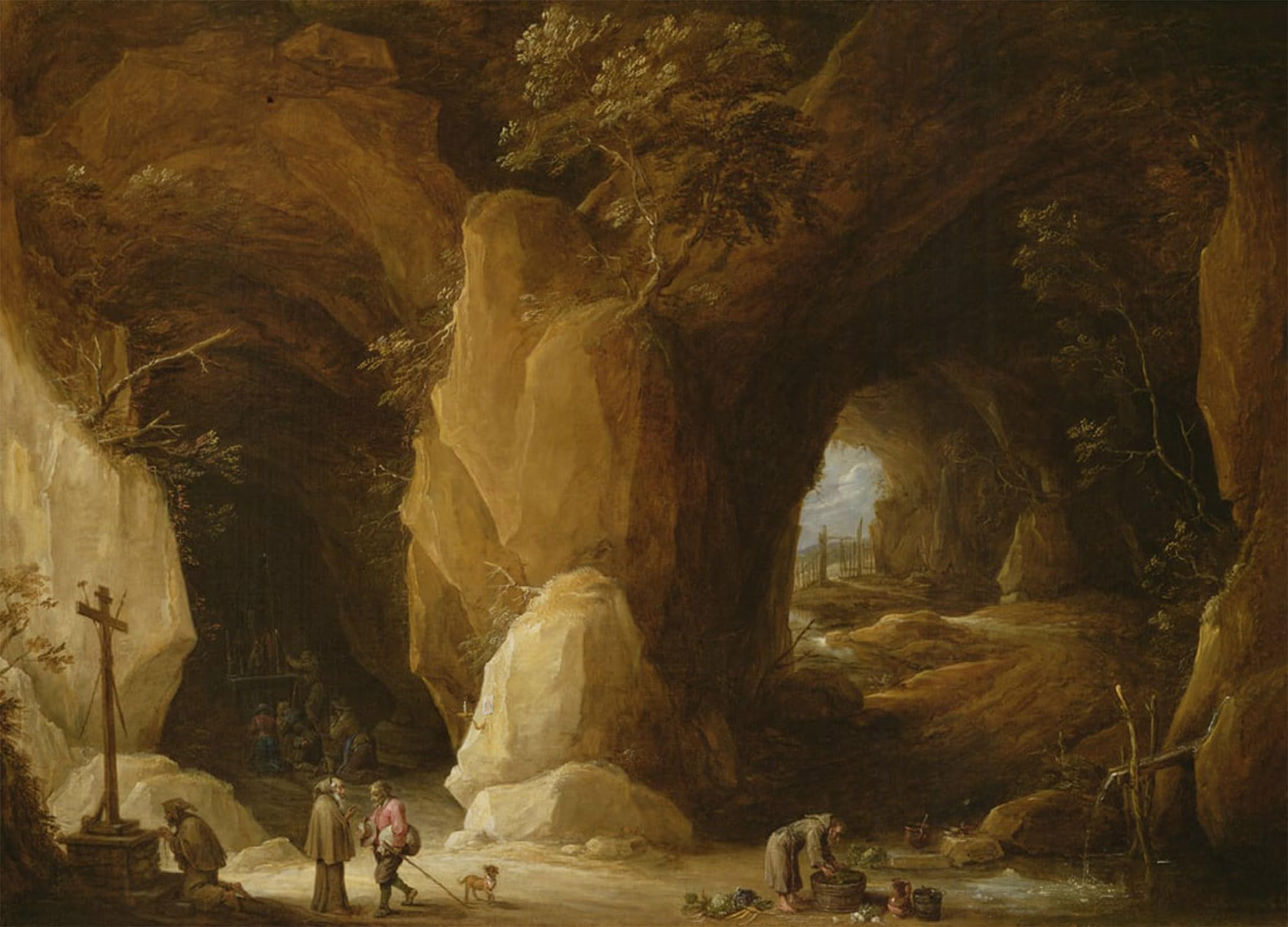 Affiche impression de qualité musée David Teniers toile 60x90cm - 5