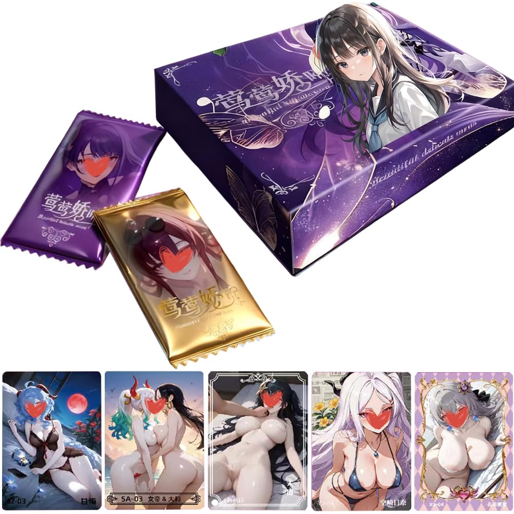 Chao Pin Hui MEIKA YISIJIUDAN - YINGYINGJIAOTI,21 Sheets/Box，Charming Figure Waifu Card，Animation Girls Trading Card Series，Goddess Series，Collectible Card Suit Series，Playing Cards