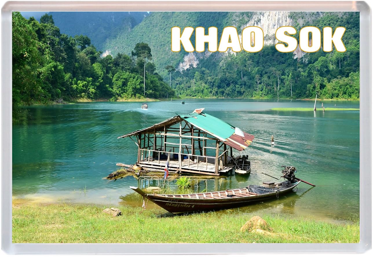 Baked Bean Store Multicolor Khao Sok - Thailand - Jumbo Fridge Magnet 96 X 67Mm Bbsfhm1512