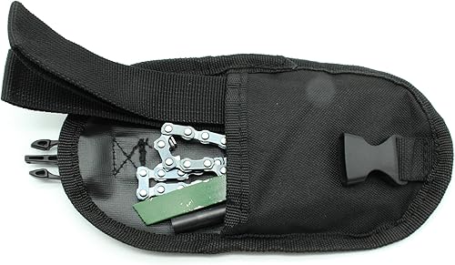 Miniatura 2 de Motosierra de bolsillo de 24 pulgadas de largo y arrancador de fuego gratis, la mejor herramienta de sierra de mano plegable compacta para equipo de