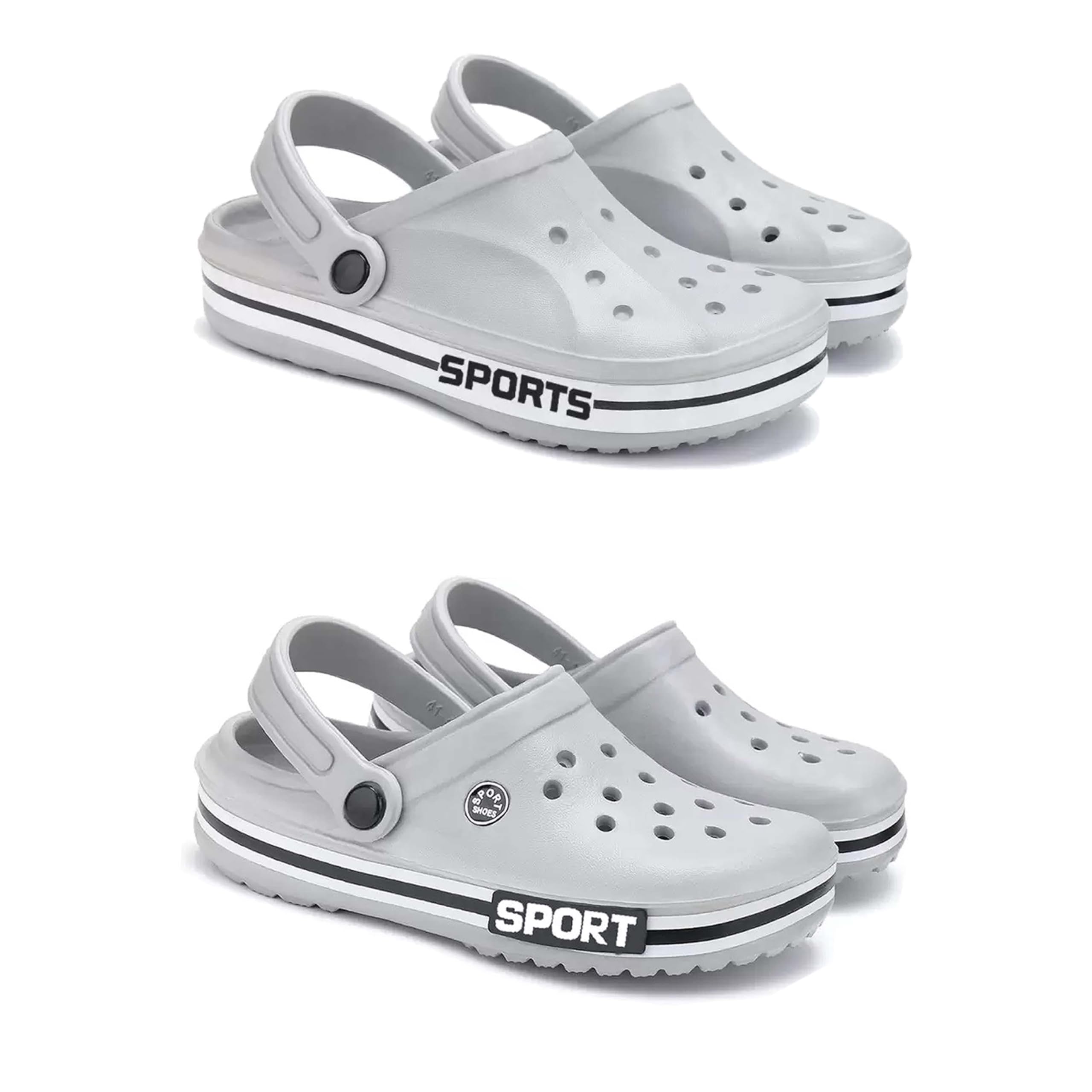 Men's Sandals Clogs| Lightweight Wear| Stylish & Easy to Wear For Men's PCV-SAN-(2-COMBO)-3067-3016