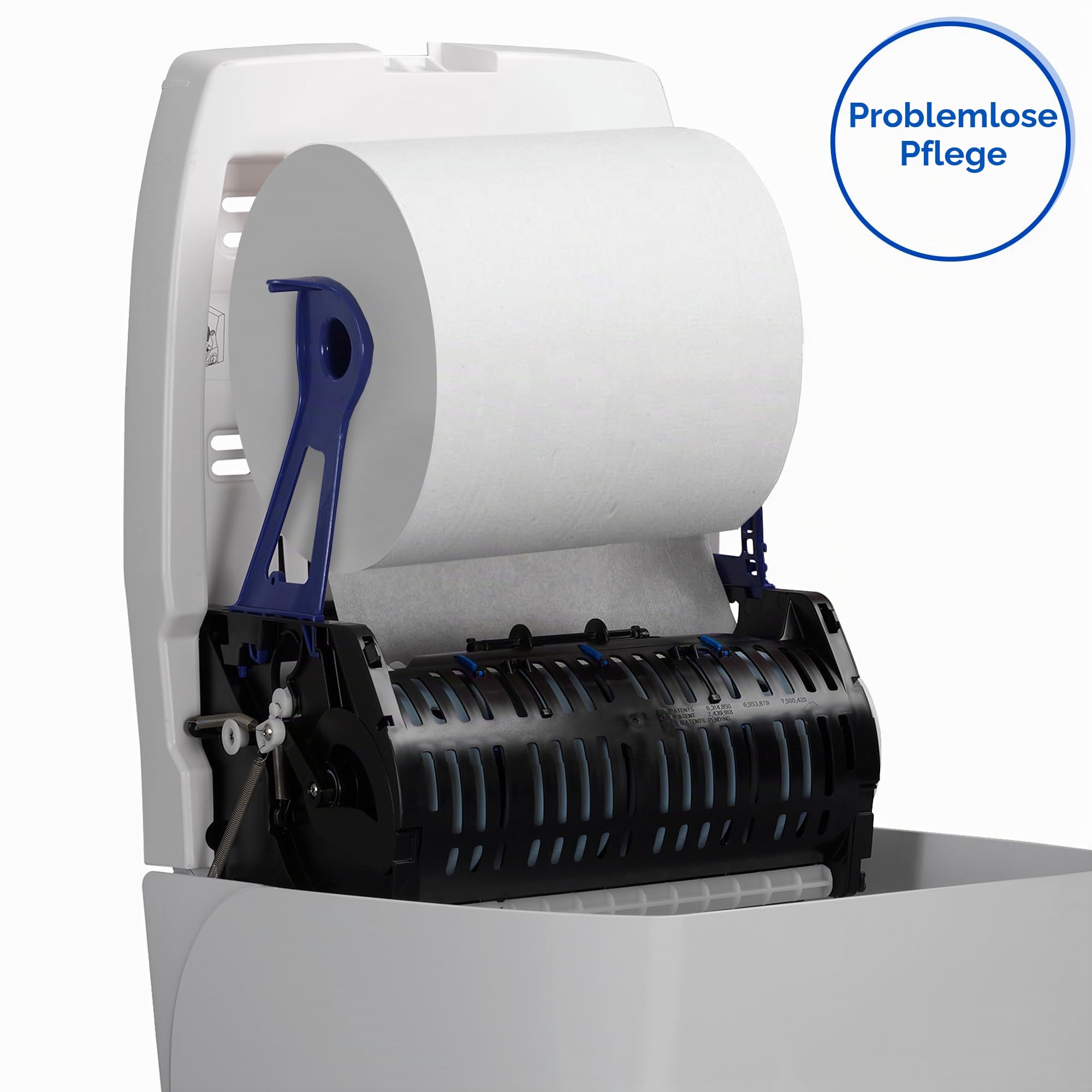 Aquarius™ Handtuch-Spender 6959, weißes schickes Papiertuchspender mit berührungsfreier Ausgabe, für weniger Kreuzkontamination, 1 x Papiertuchspender