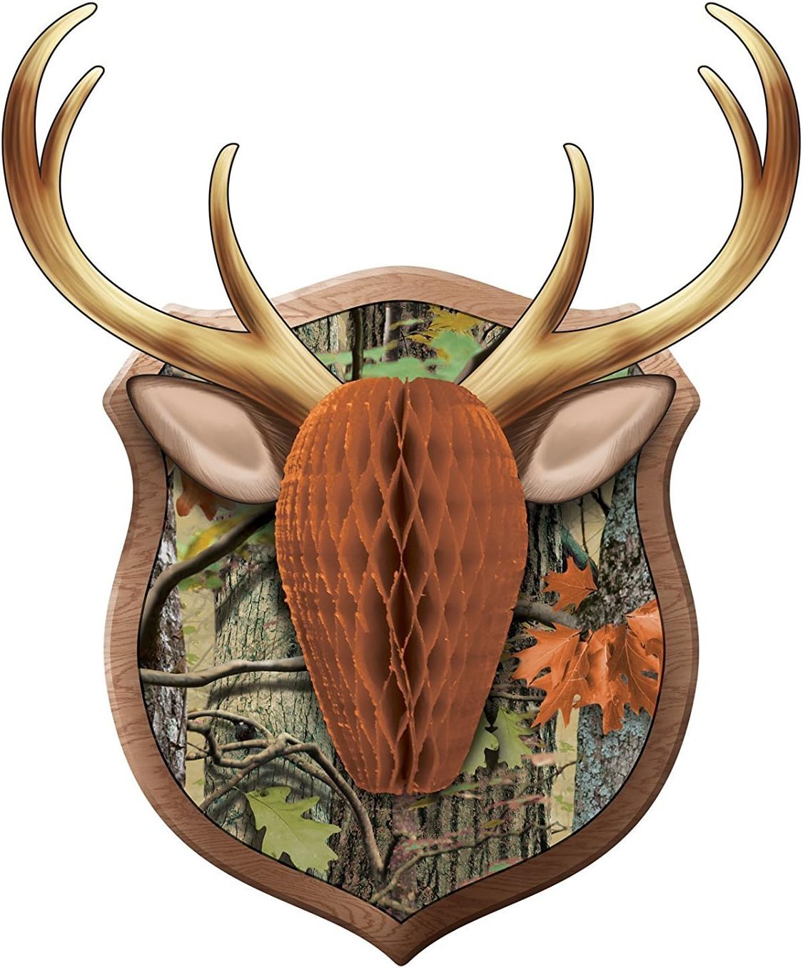 Set of 2 Creative Converting Deer Hunting Camouflage Wall Decoration Bundled by Maven Gifts