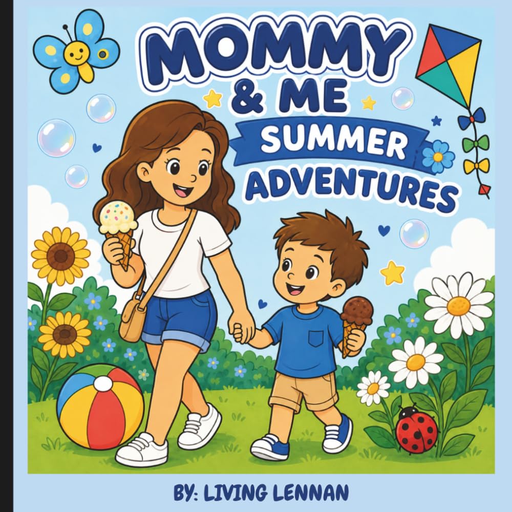 Mommy & Me Summer Adventures A Cute Summer Coloring Book for Moms & Toddler Boys: 30 Adorable Summer Coloring Pages Featuring Moms & Little Boys ... (Mommy & Me Adventures Coloring Book Series)