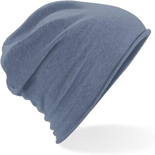 Beechfield, berretto di jersey Denim Blue Taglia unica : Amazon.it:  Abbigliamento