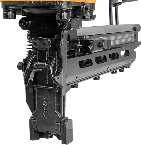 Miniatura 10 de Freeman G2FS9 - Grapadora neumática de 2 generación de calibre 9 de 2 pulgadas con funda, mango en T, gancho de cinturón de metal ajustable y