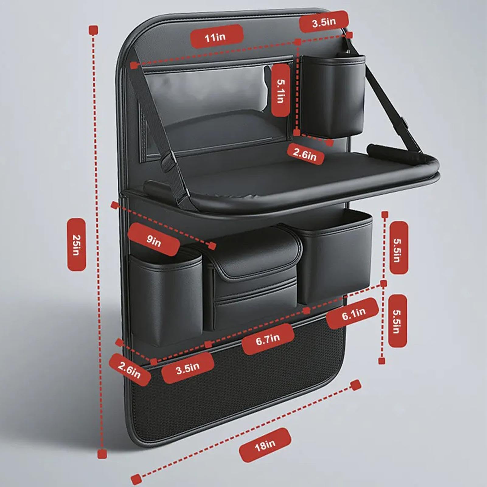 Organizer per sedile posteriore, Organizer per sedile auto | Organizer per sedile auto, Protezione per sedile, Organizer per auto, portaoggetti per sedile posteriore, Vassoio pieghevole,