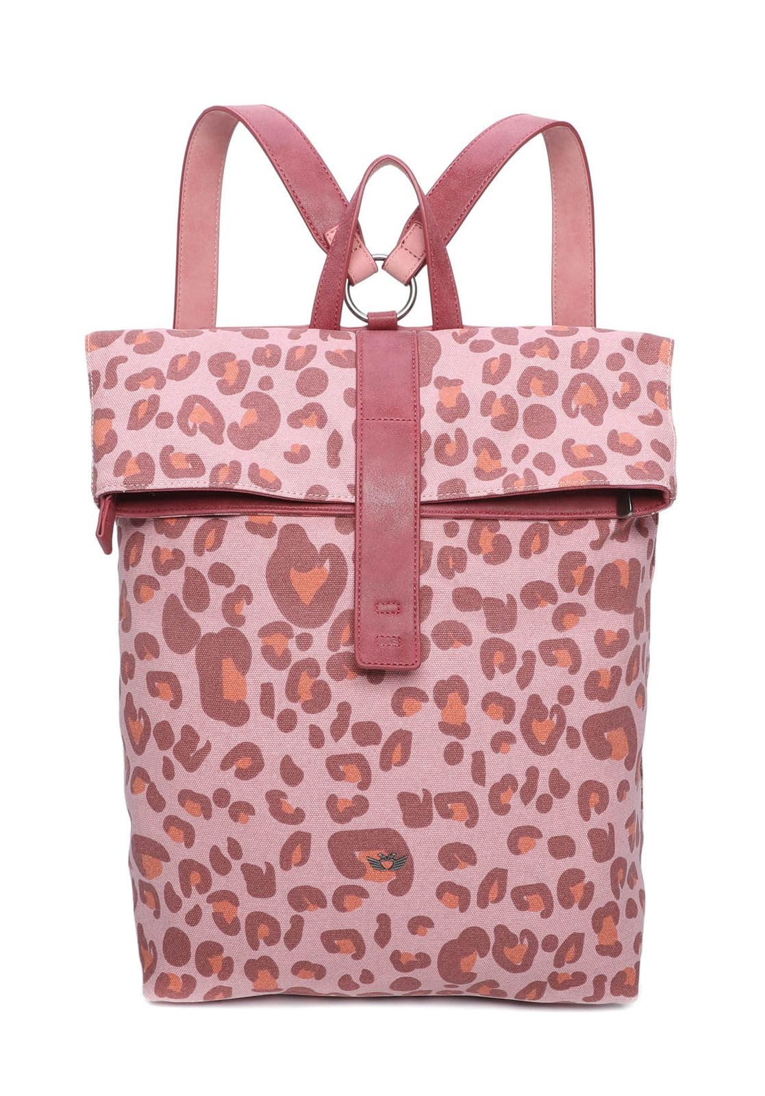 Fritzi aus Preussen Women's Izzy03 Canvas Backpack, Leo Brick, One Size