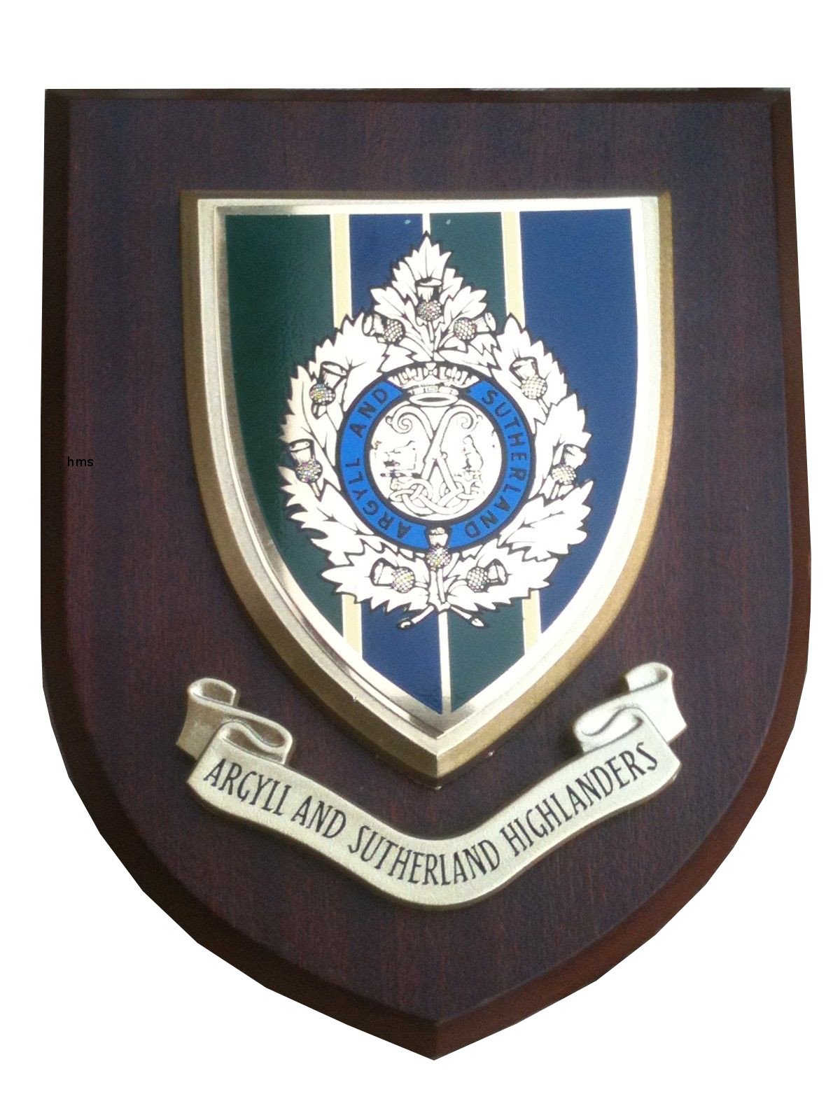 Hunting And Military Store Argyll & Sutherland Highlanders Wall Plaque Regimental Militarey Shield