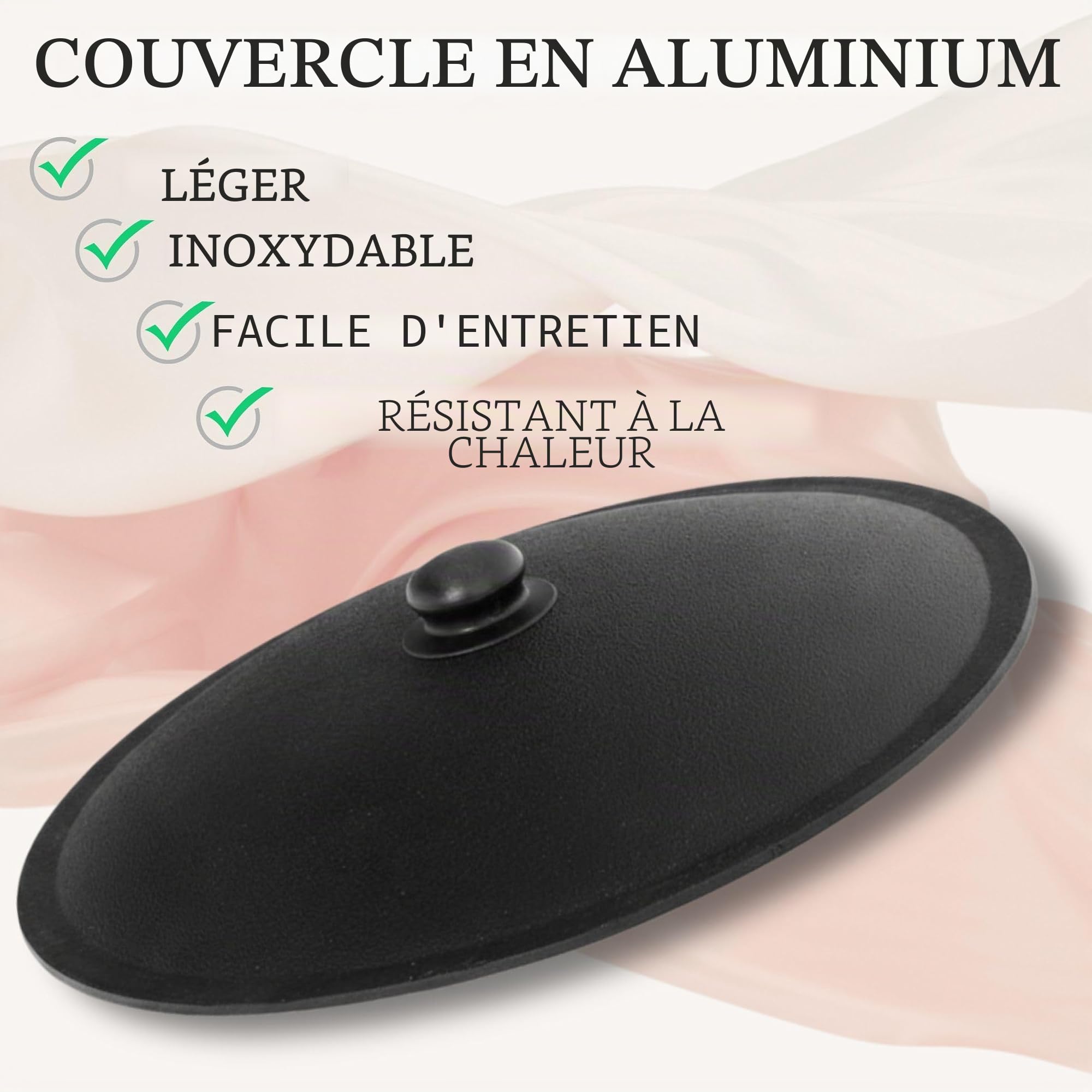 Kazan Wok en fonte 8 l (fond rond) avec louche à mousse Namangan Uzbek Kazbek Asia Wok Cast Iron Casserole Camping Usbek avec couvercle en aluminium