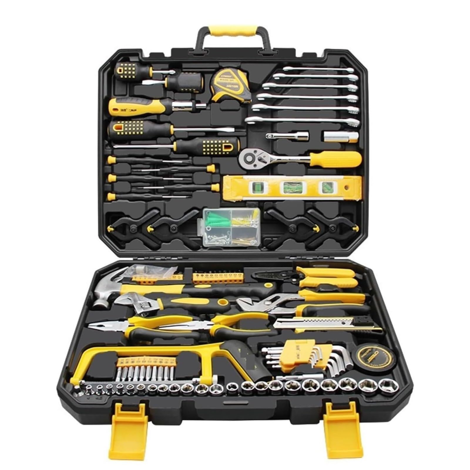 Blekwetaat One Color 158Pcs Socket Wrench Auto Repair Tool Combination Toolbox