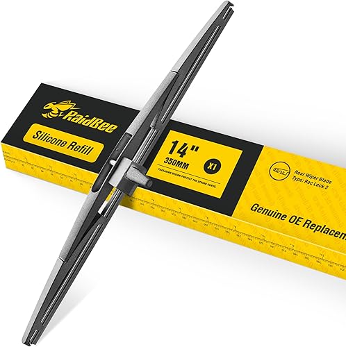 Limpiaparabrisas trasero de silicona, repuesto de limpiaparabrisas trasero de silicona de 14 pulgadas para Honda Pilot 2015, 2014, 2013, 2012, 2011,