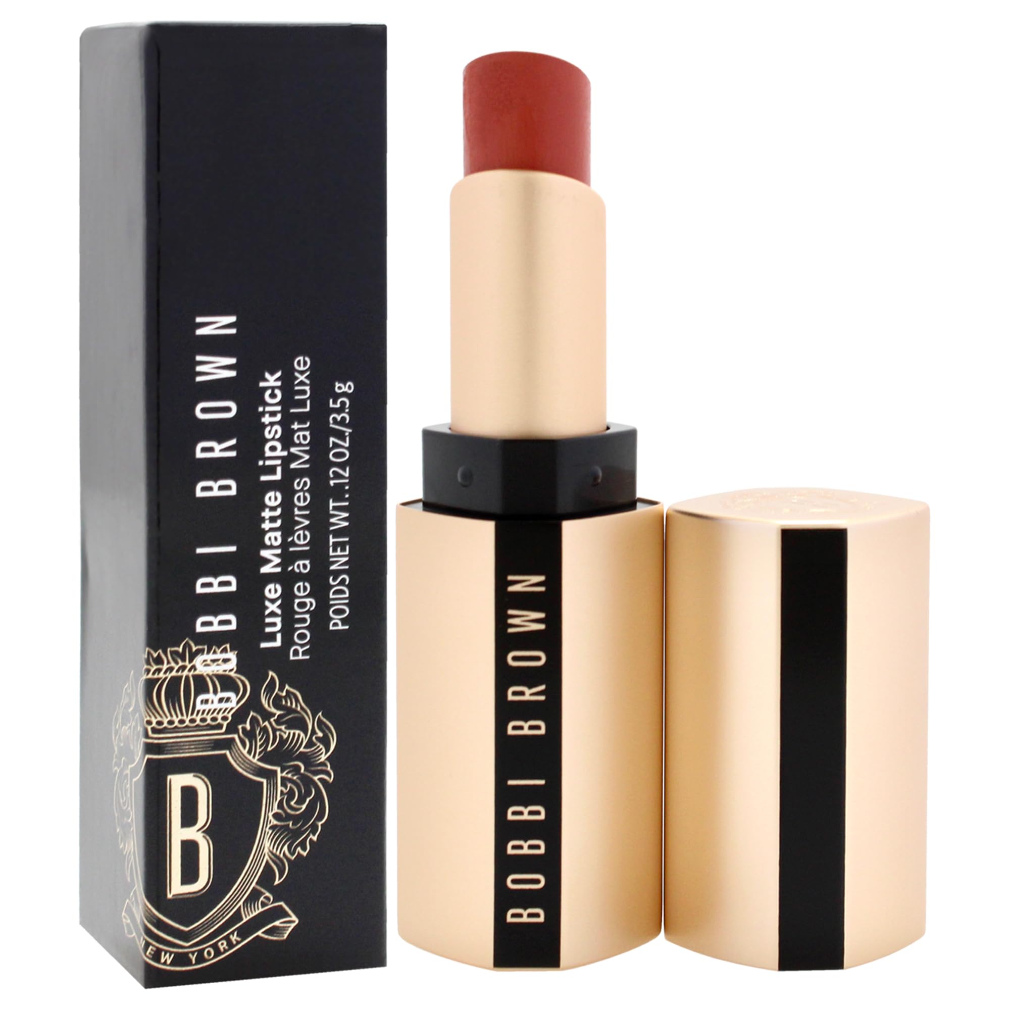 Luxe Matte Lipstick - Afternoon Tea by Bobbi Brown for Women - 0.12 oz Lipstick, Cranberry - Image 3