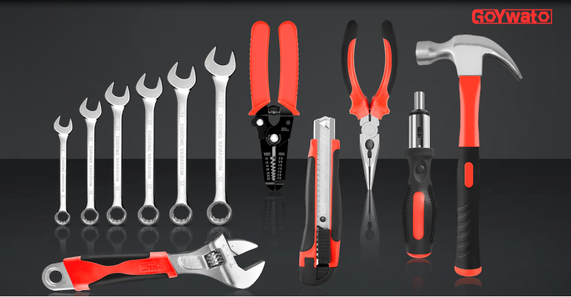 Cassetta Attrezzi GoYwato 214 Pezzi - Valigetta Portatile Con Cacciaviti, Chiavi, Pinze, Per Fai Da Te - Foto 4