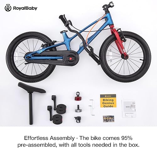 Miniatura 7 de RoyalBaby Magnesium Kids Bike Lightweight Alloy Children Sport Bicycle 141618 Inch Wheel for Boys Girls Ages 3+ Years