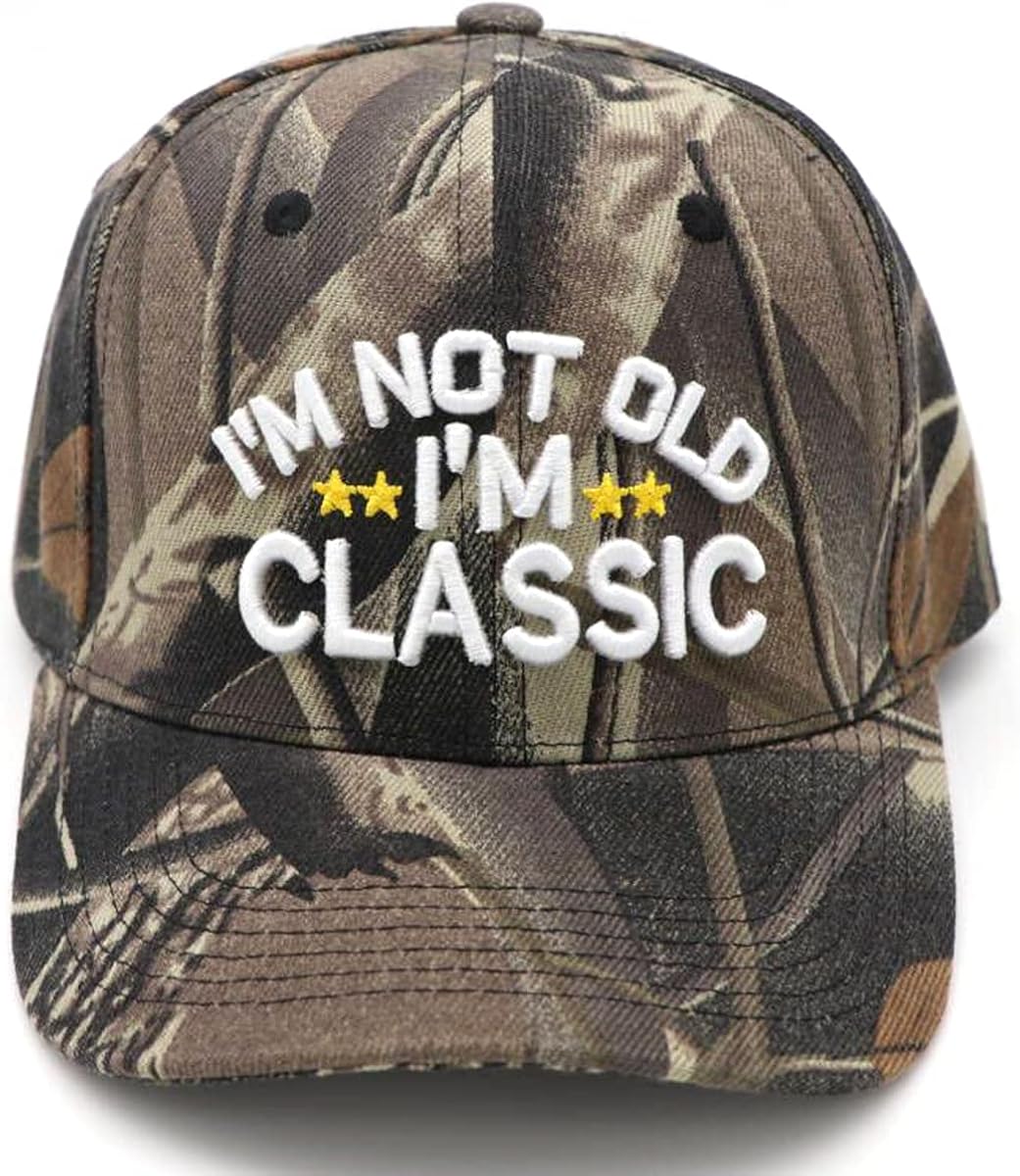 Dekzked Regalos de jubilación para hombres y mujeres, divertido regalo de cumpleaños, vintage, algodón lavado, gorra de béisbol bordada para papá,