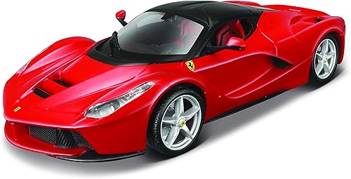Miniatura 1 de Maisto Línea de montaje a escala 124 LaFerrari Vehículo fundido a presión - Rojo