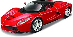 Carro 1. 24 Assembly Line Ferrari Model Kits Maisto Vermelho
