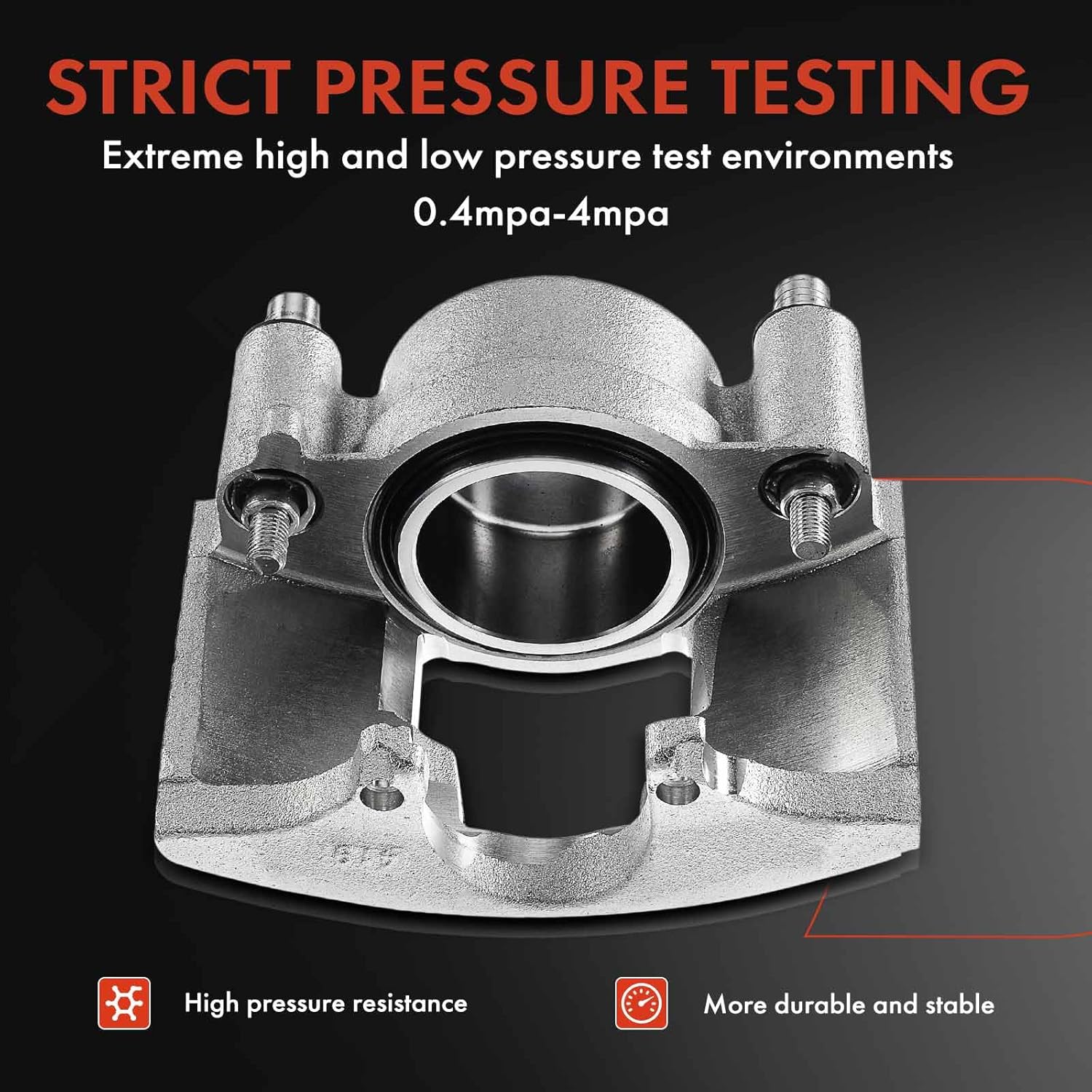 A-Premium Front Disc Brake Caliper Assembly Without Bracket Compatible with Chevy, Dodge and GMC Models - Express 2500/3500, Savana 2500/3500, C35, C3500, Ram 2500/3500, K3500
