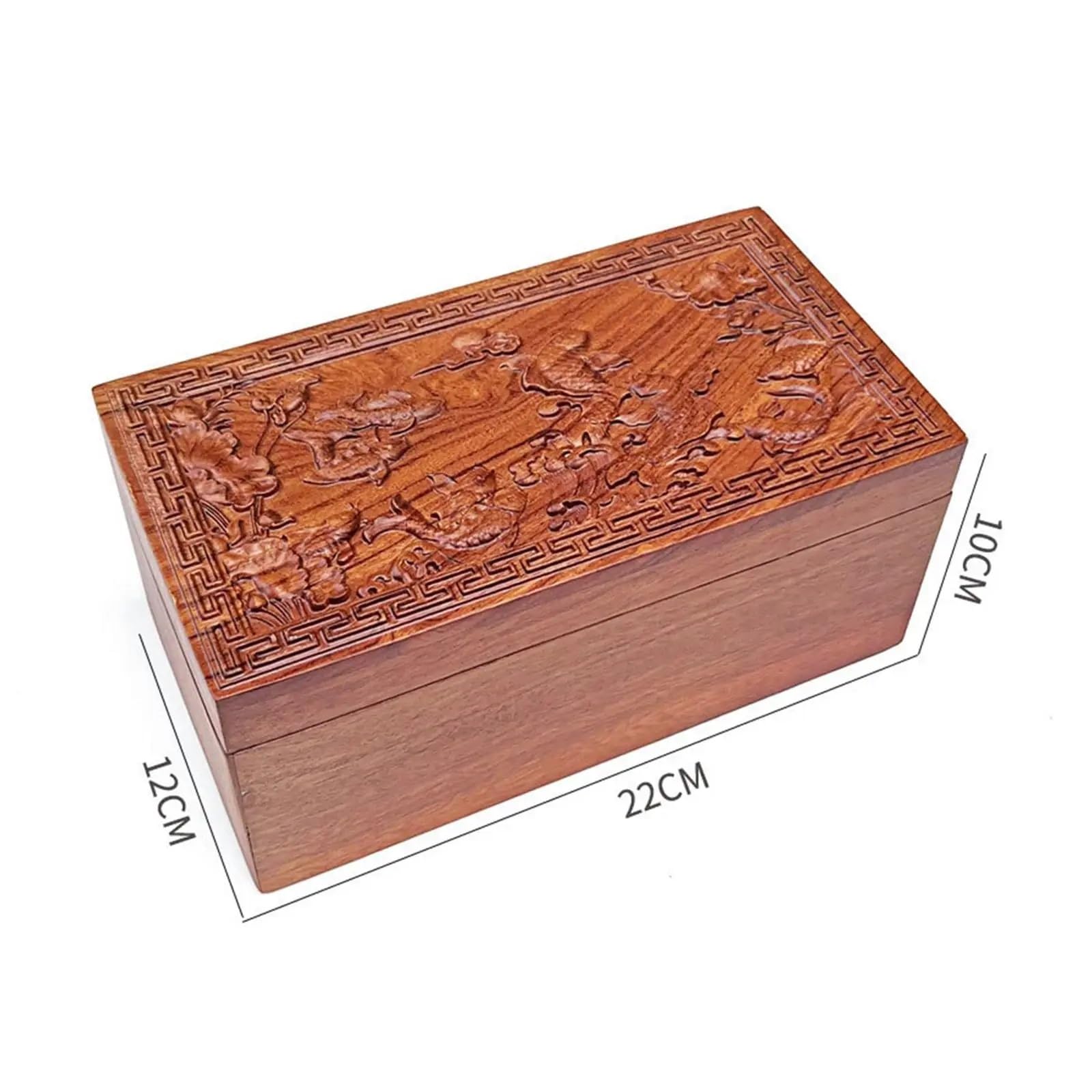 Caja de Almacenamiento Retro Caja organizadora de joyas madera, joyero vintage, caja recuerdos