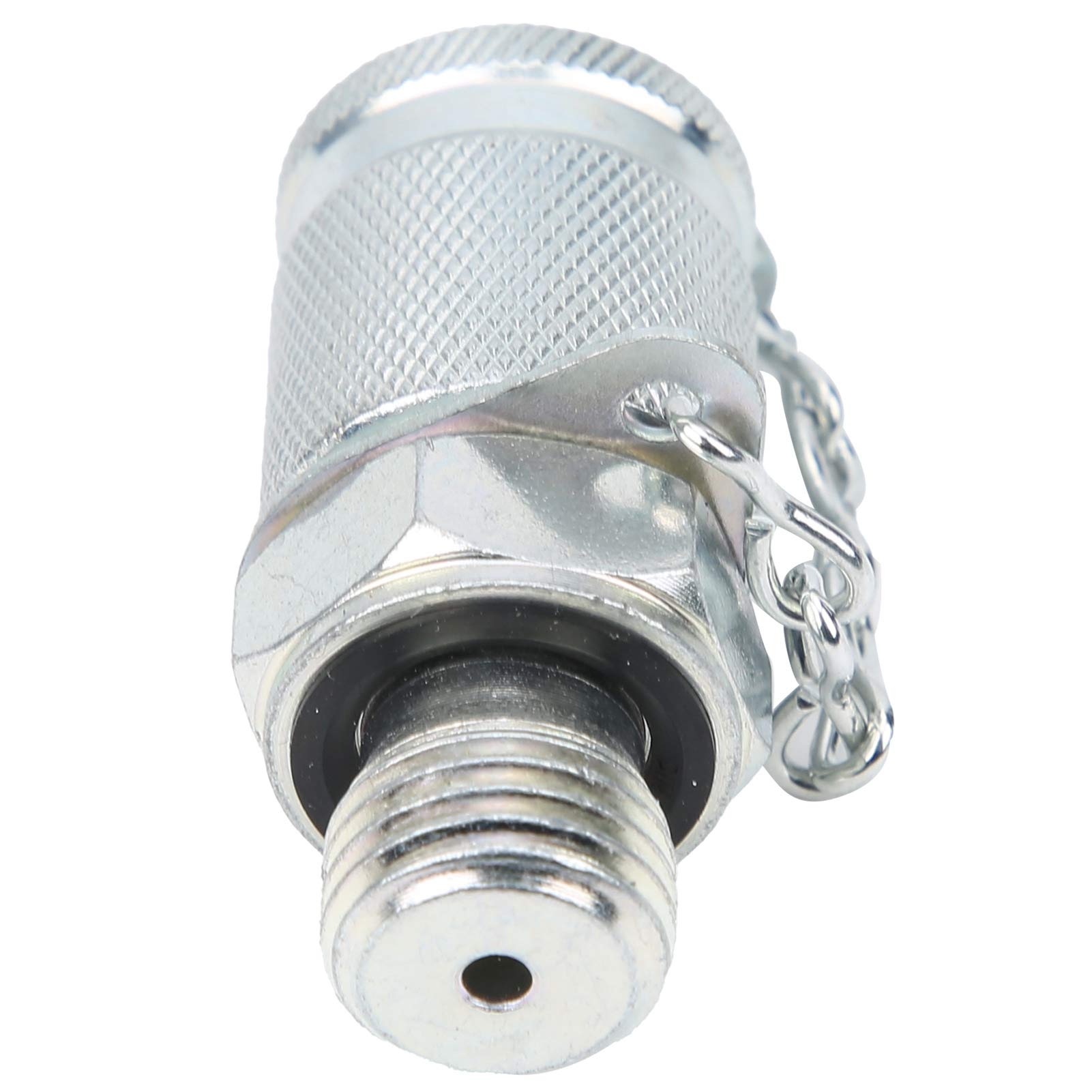 Respicefinem 5 Pieces Hydraulic Pressure Test Coupling Kit Hydraulic Testing Adapter PTPPTM10 x 1 Precision Threaded Connectors for Pressure Measurement (M10*1)