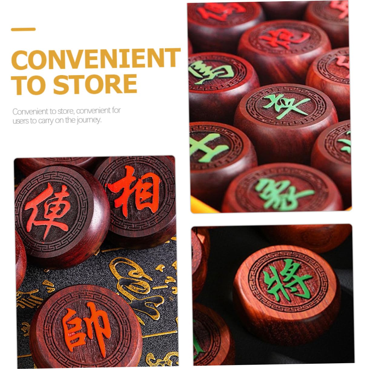 Chinesisches Schachspielzeug mit Schachbrett und Figuren Pädagogisches Schachspiel für Erwachsene Praktisch und Bequem zu Verstauen für Indoor und Outdoor