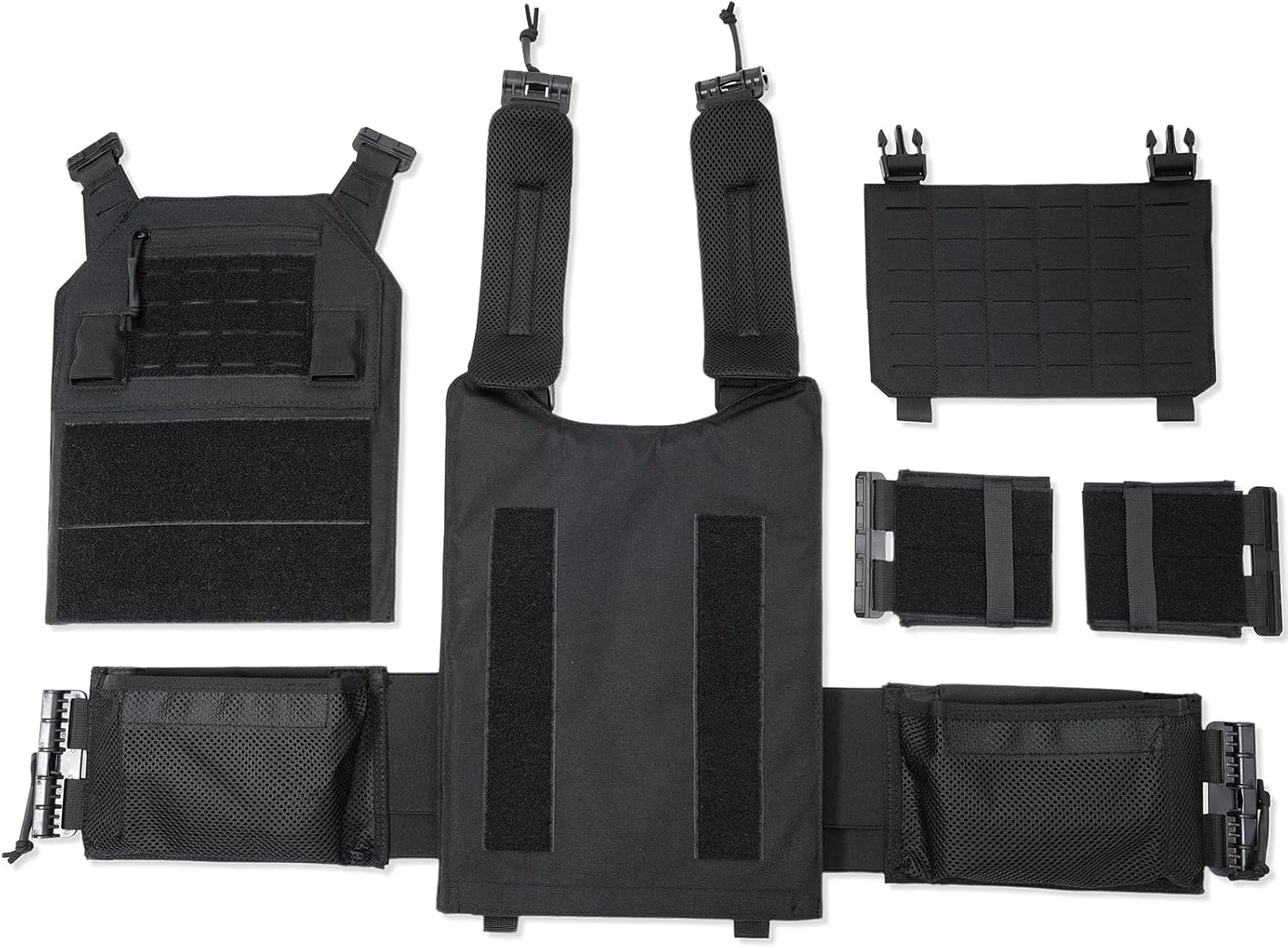 Molle Quick Release Buckles Airsoft Vest,Lightweight Adjustable 1000D Nylon Vest Design for Outdoor