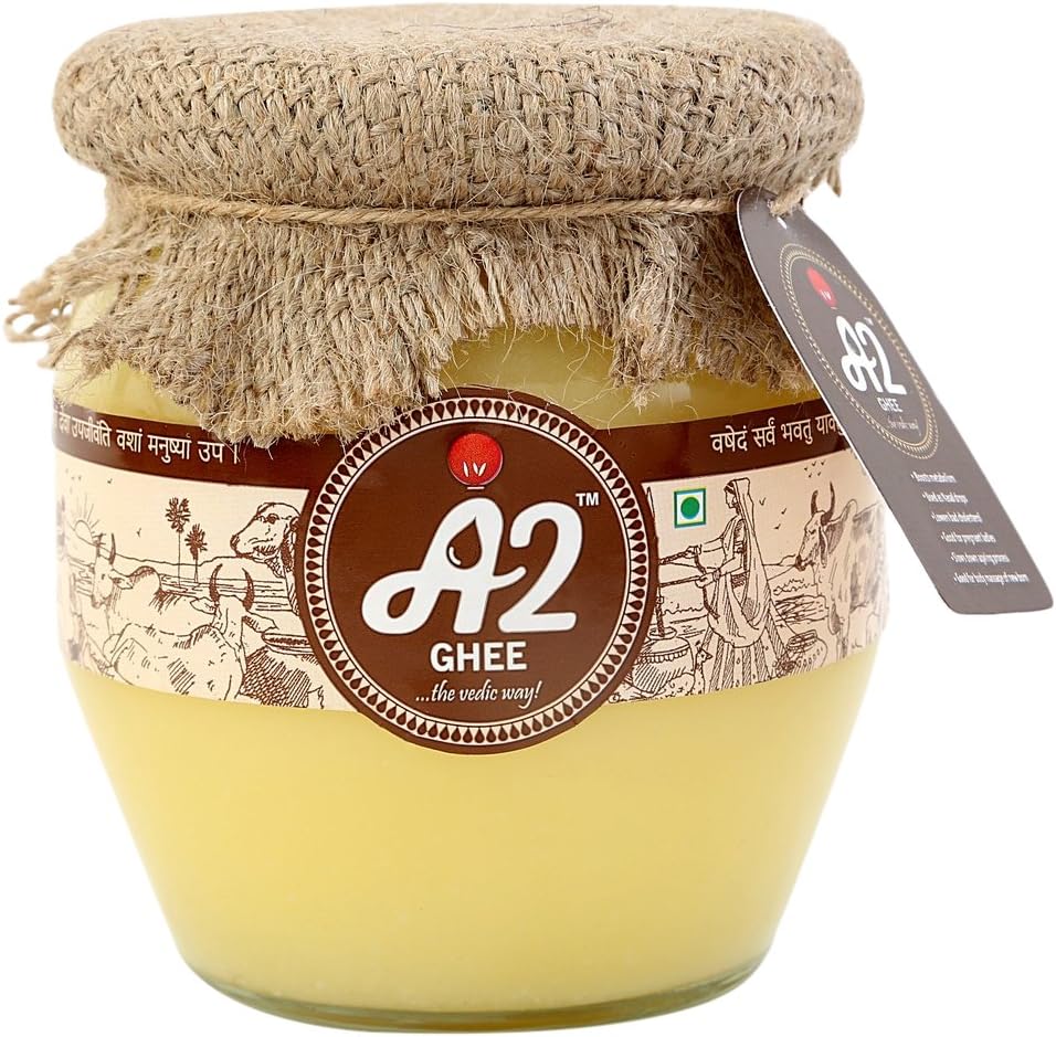 Isha Vasyam A2 Ghee Desi Gir Cow's Vedic Traditional Grassfed Ghee, 500ml