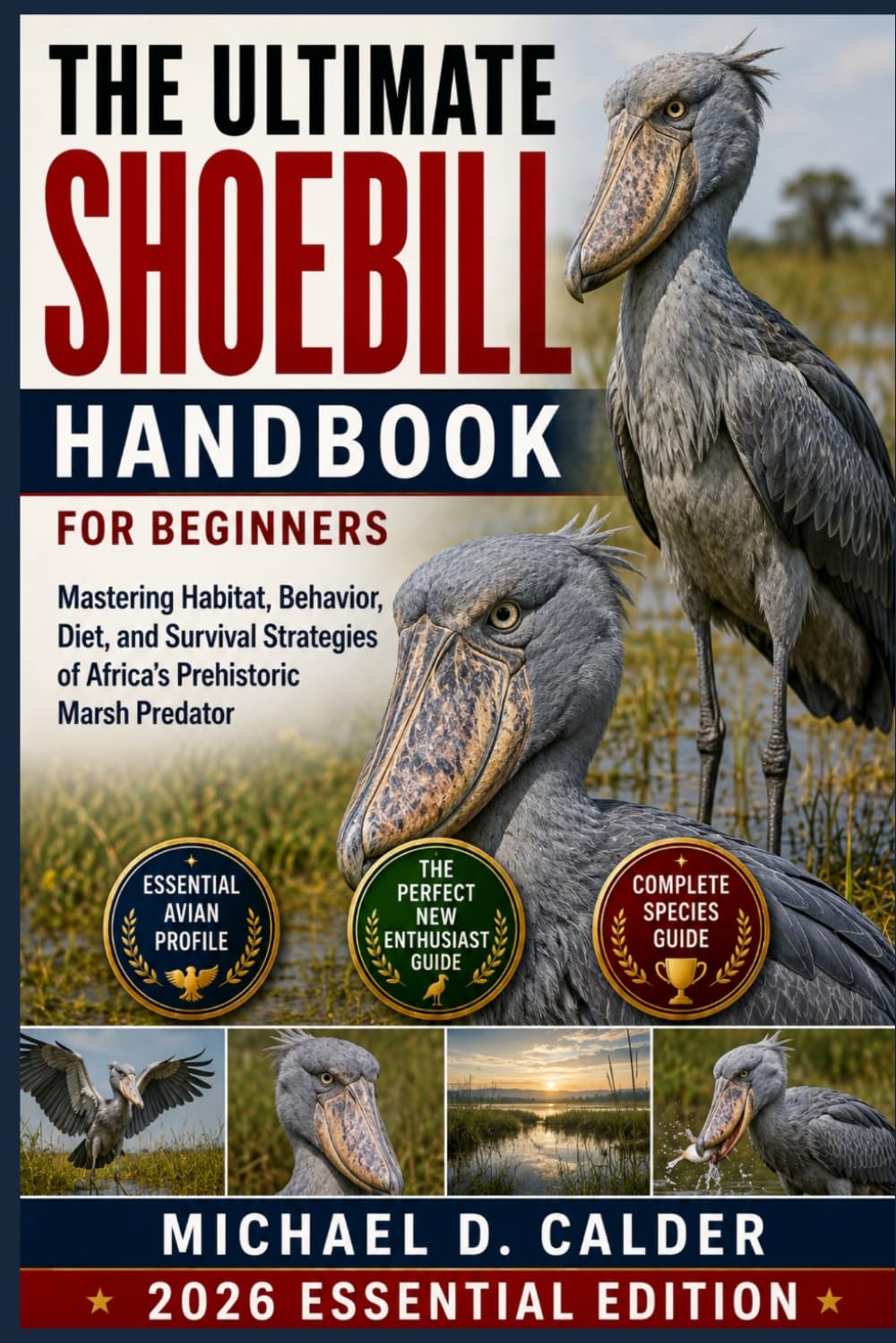 THE ULTIMATE SHOEBILL HANDBOOK FOR BEGINNERS: Mastering Habitat, Behavior, Diet, and Survival Strategies of Africa’s Prehistoric Marsh Predator