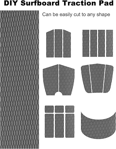 Miniatura 44 de Hjdeck Sufboard Pad universal de espuma EVA para suelo de lancha, hoja de cubierta autoadhesiva, antideslizante, tapete de agarre de cubierta