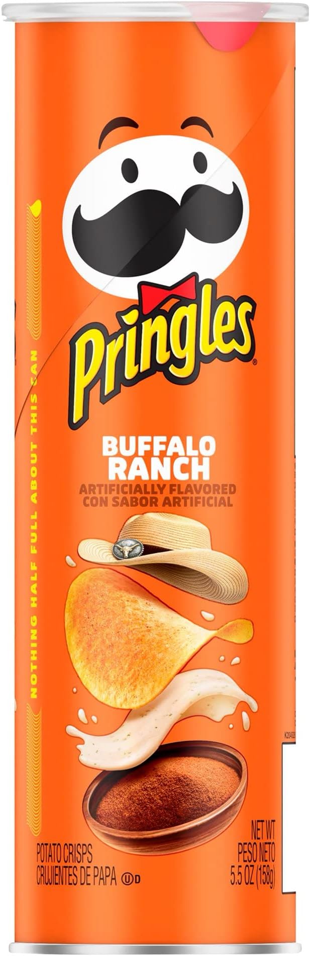 PringlesPotato Crisp: Buffalo Ranch Potato Crisps (Pack of 3) 5.96 oz Cans