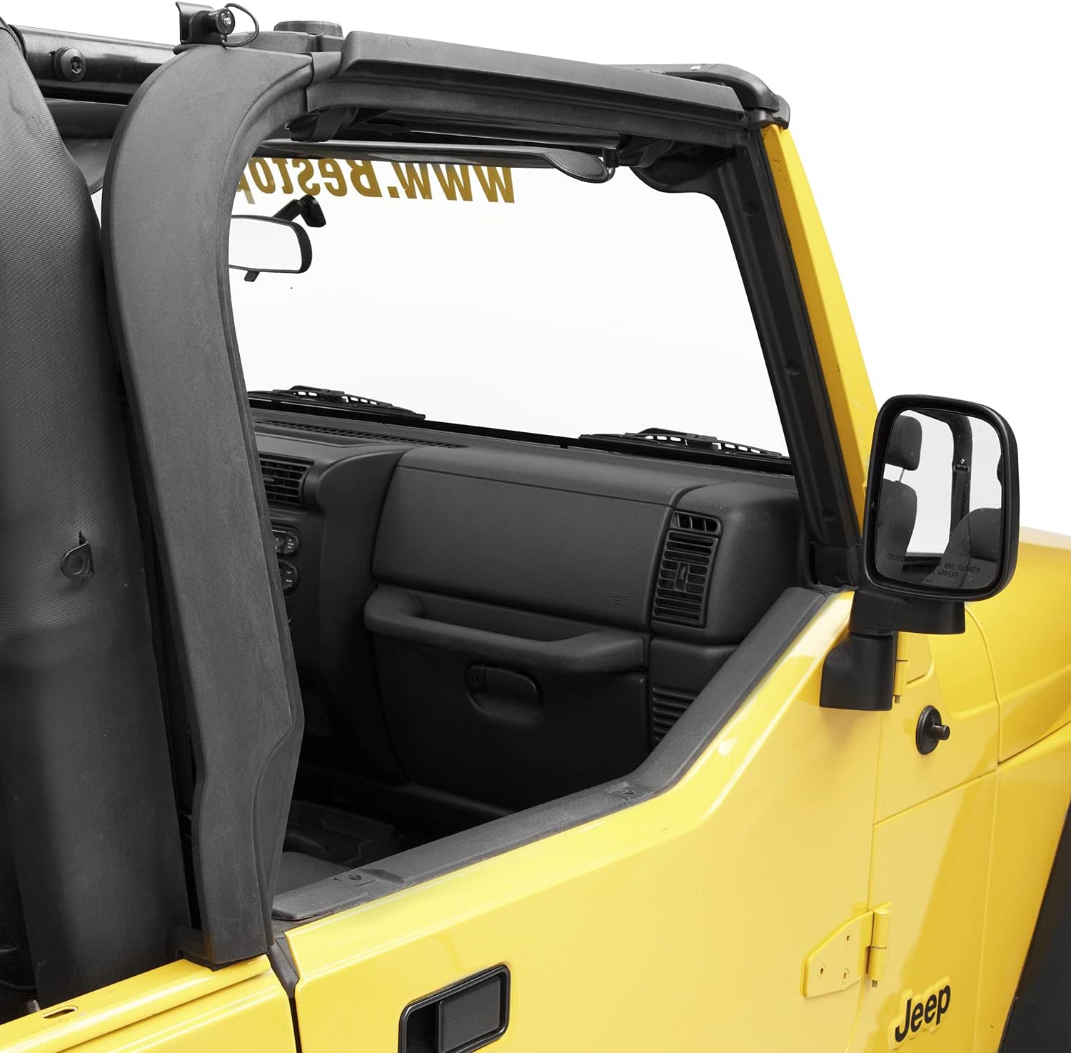 Bestop 55012-01 Black Door Surround Kit for 97-06 Wrangler TJ