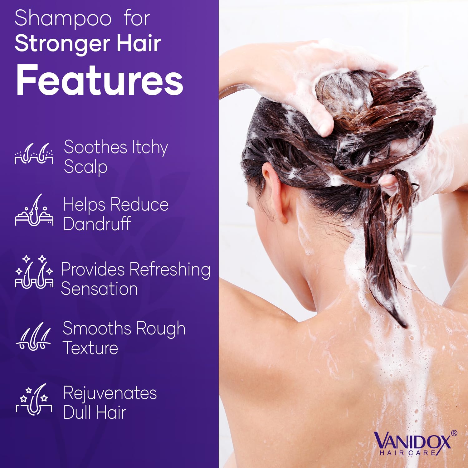 Tea Tree Oil Shampoo with Lavender & Mint | DHT Blocker Blend | Gently Cleanses Scalp, Helps Remove Buildup & Flakes | For Men & Women | Made in USA | 16 fl oz - Image 3