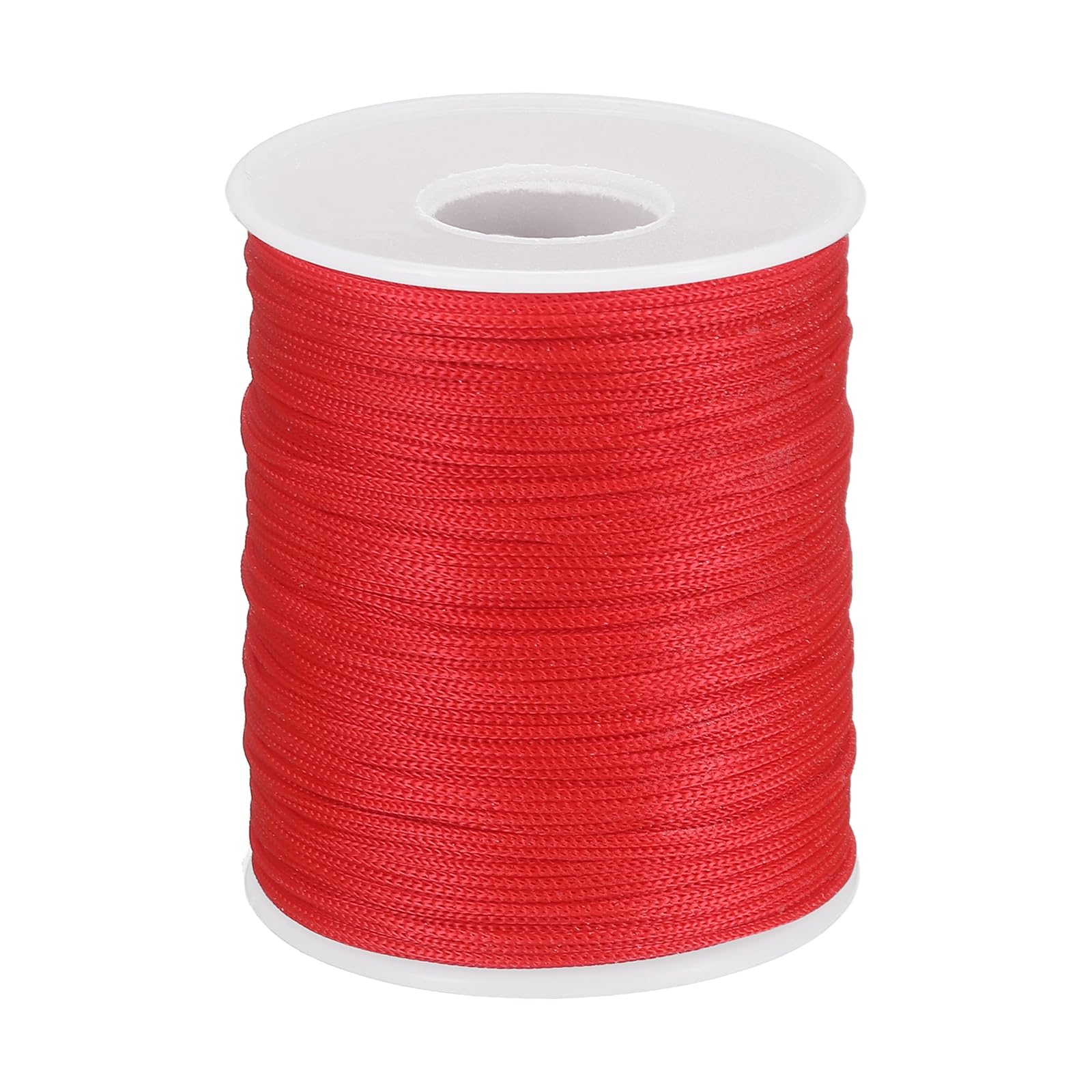 PATIKIL 1mm Polypropylene Braided Rope, Red