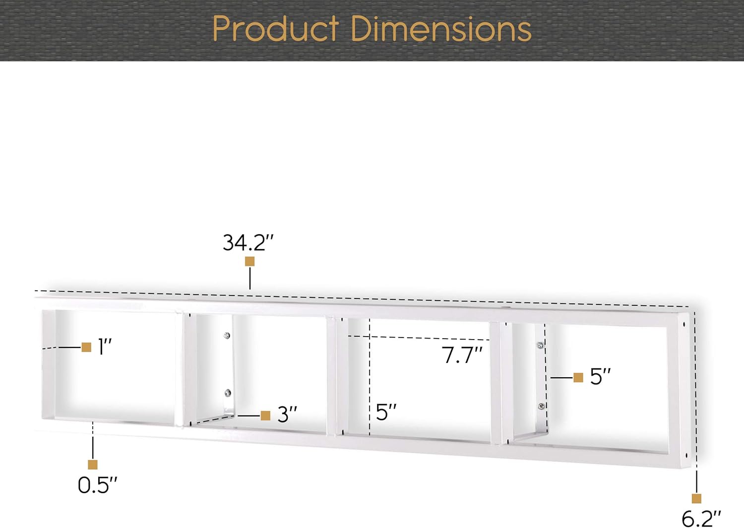Chеареѕt 🛒 YouHaveSpace White Floating Shelves for Wall, 34 Inch Video Games CD DVD Storage Shelves, Metal Media Storage Shelf Set of 5 Rеvіеw YouHaveSpace White Floating Shelves for Wall, 34 Inch Video Games CD DVD Storage Shelves, Metal Media Storage Shelf Set of 5
