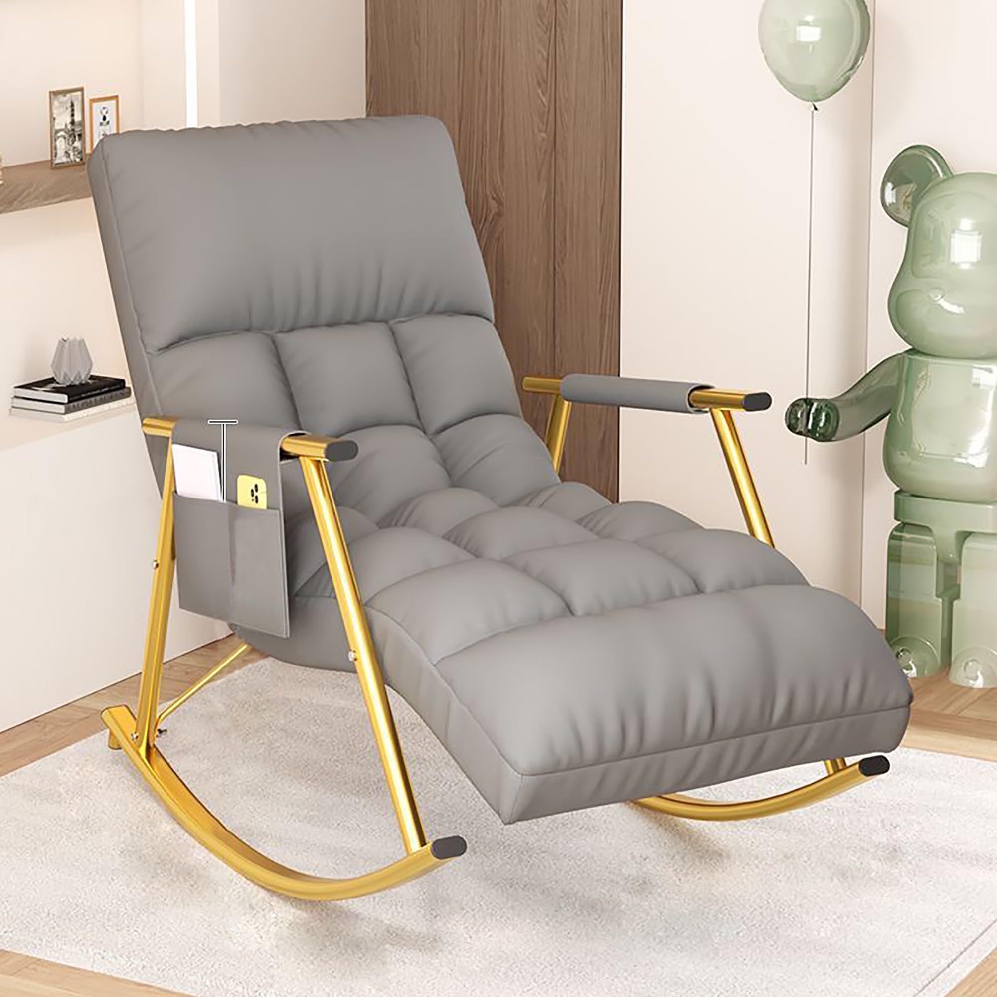 ホワイト リクライニングラウンジチェア 電動ラウンジチェア SHIFFON（シフォン）ホワイトの卸・通販