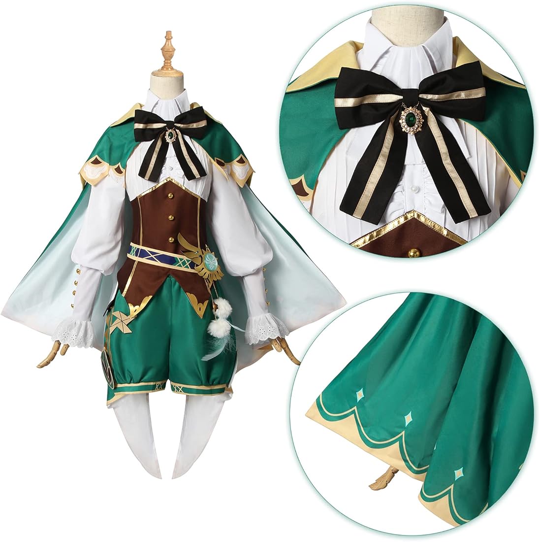 新品同様 sかっこいい コスチュームセット ウィッグ付 なりきり原神