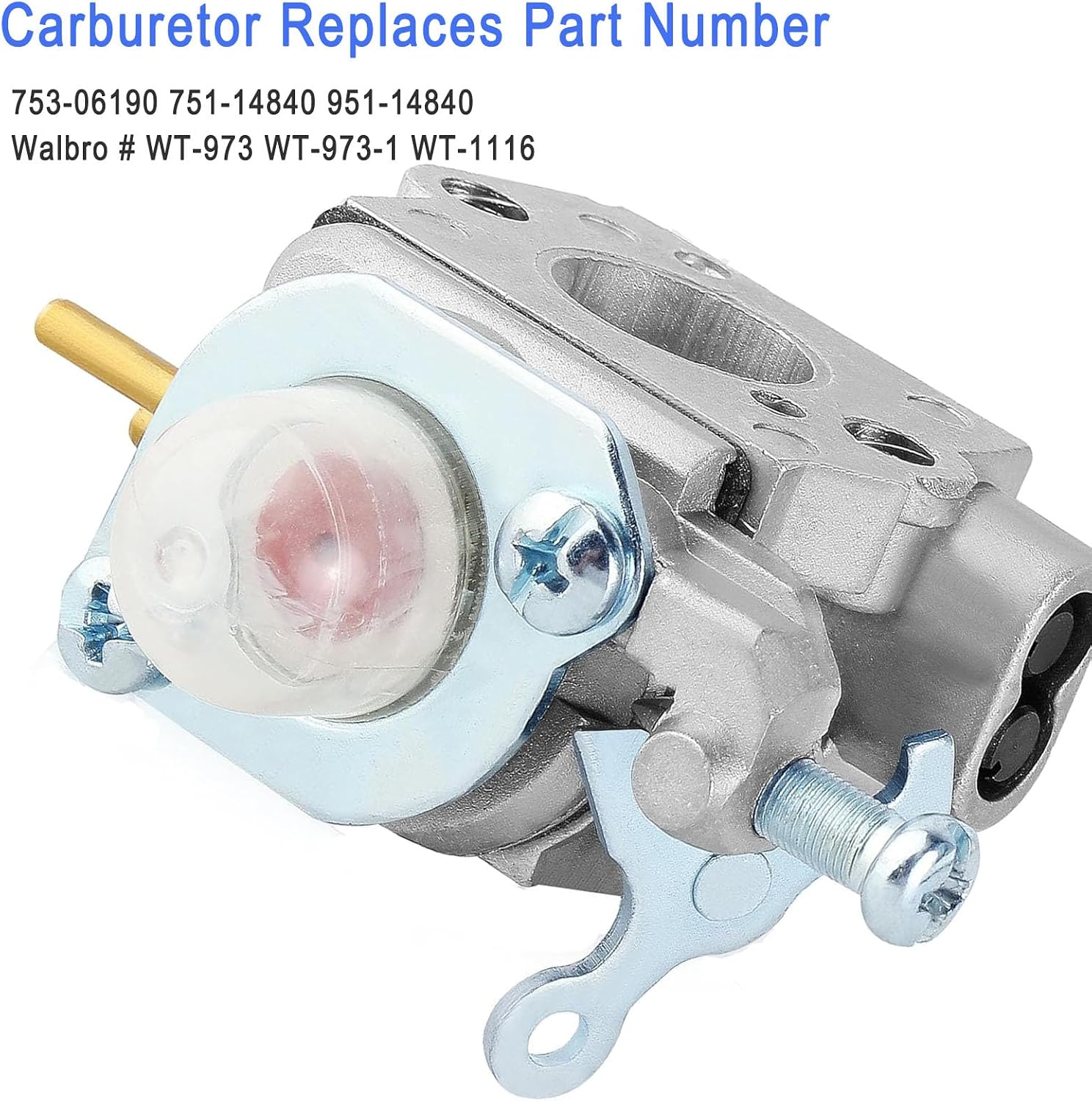 Compatible with WS2200 WT-973 Carburetor for Craftsman WS210 WC2200 WC210 CMXGTAMD25SC CMXGTAMD25CC 41AD25CC793 41AD25SC793 25cc 27cc String Trimmer Weed Eater P210 25cc Pole Saw