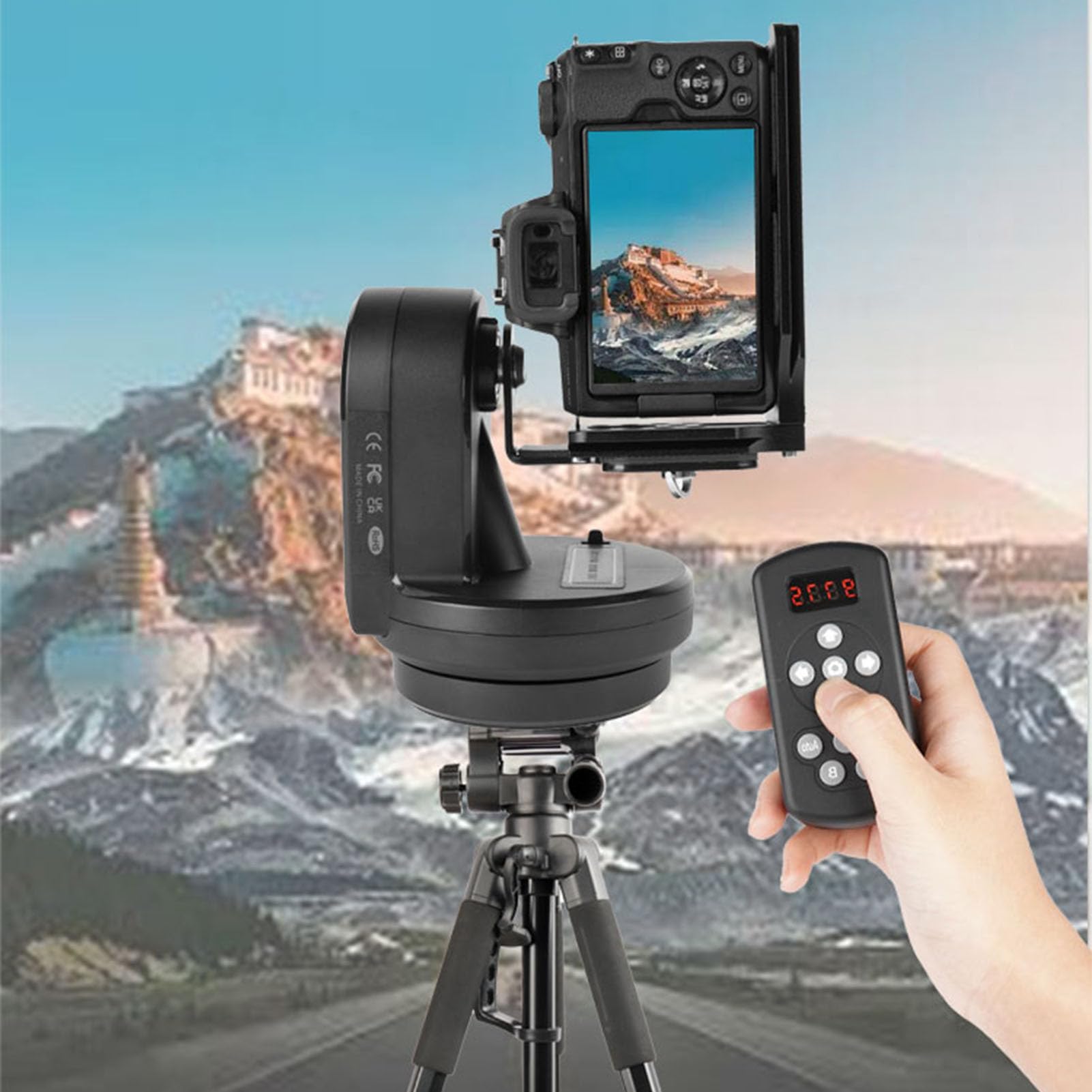Soonpho M4 Panorama-statiefkop, gemotoriseerde kop, afstandsbediening