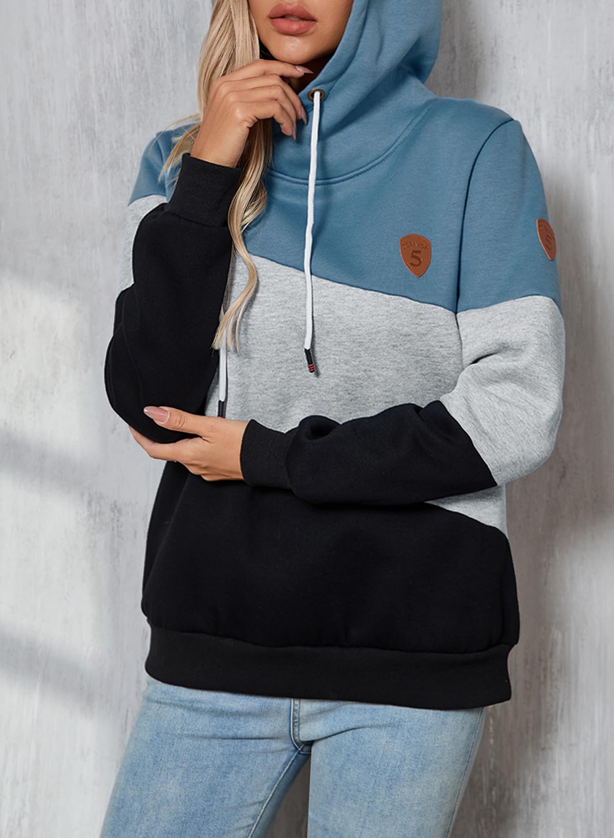 Dokotoo à Capuche Hoodie Manches Longues pour Automne Hiver